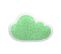 Coussin En Forme De Nuage  Coton Vert 30x40cm