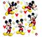 Minis Stickers Mickey Disney - 30 Cm X 30 Cm