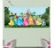 Poster Géant Château Et Princesses Disney Intisse 202x90 Cm