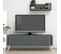 Meuble TV Nicol - Gris - 120 X 31 X 42 Cm