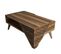 Table Basse Forces Motif Arabesque Bois Et Naturel