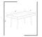 Table Basse Style Scandinave Oryo L80cm Bois Clair Et Blanc