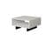 Table Basse Carrée Oris Bois Blanc Et Anthracite