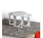 Lot De 3 Tables Basses Gigognes Miramar Blanc