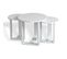 Lot De 3 Tables Basses Gigognes Miramar Blanc