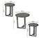 Lot De 3 Tables Basses Gigognes Miramar Blanc