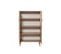 Armoire Fermé Repono L80xh127cm Bois Naturel Et Motif Carreaux Multicolore