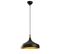 Suspension 1 Lampe Randy D36cm Métal Noir Et Or Antique