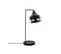 Lampe À Poser Orientable En Métal Yildo - D. 17 X H. 52 Cm - Noir Et Cuivré