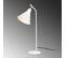 Lampe De Table Classique Krasiva Cône Métal Blanc