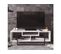 Meuble TV Nikolai L120cm Bois Blanc Et Noir