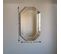 Miroir Décoratif Hexagone Beketa 60x100cm Verre Trempé Bronze