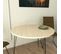 Table Ronde Gillson D90cm Métal Noir Et Chêne Clair