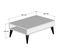 Table Basse Avec Rangement Yaltra L90xp60cm Blanc