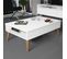 Table Basse Avec Rangement Yaltra L90xp60cm Blanc