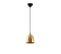 Suspension Cloche 1 Ampoule Gakuli D16cm Métal Martelé Noir Et Or