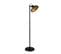 Lampadaire Grande Coupe Totomi 145cm Métal Noir Et Or