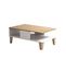 Table Basse Delectatio Bois Chêne Clair Et Blanc