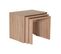 Lot De 3 Tables Basses Gigognes Kibo Bois Clair