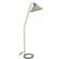 Lampadaire Chapeau Tronconique Lectio 155cm Métal Gris Et Or