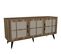 Buffet 3 Portes Ancon 160x75,6cm Bois Foncé