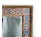 Miroir Mural Dallat L32,5xh33cm Bois Massif Foncé Motif Marocaine