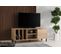 Meuble TV 1 Porte Elliot 140cm Bois Chêne Clair