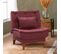 Chaise / Fauteuil Convertible Lefkadao Tissu Bordeaux