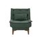 Chaise / Fauteuil Convertible Lefkadao Tissu Vert