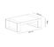 Table Basse Isu L90xh40cm Bois Blanc Et Anthracite