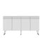 Buffet Design Defne L150xh80cm Blanc Et Argent