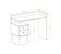 Bureau 2 Tiroirs Tarive L100cm Blanc