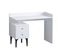 Bureau 2 Tiroirs Tarive L100cm Blanc