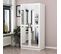 Armoires 2 Portes Et 4 Miroirs Bangka L90xh210cm Blanc