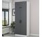 Armoire 3 Portes Sanura L90xh235cm Blanc Et Anthracite