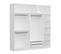 Armoire 7 Portes Et 6 Miroirs Sanur L225xh255cm Blanc