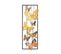 Cadre Décoratif 7 Papillons Suima L32xh90cm Métal Or