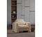 Fauteuil Harpie Velours Côtelé Beige