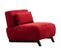 Fauteuil Ghavie Tissu Rouge