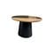 Set De 2 Tables Basses Gigognes Zalia Bois Noir Et Chêne Clair