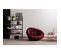 Fauteuil Convertible Futon Brodie Velours Bordeaux