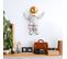 Statue Murale Astronaute Akers L35xh47cm Blanc Et Or