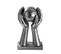 Statue Décoratif Javea L19xh30cm Argent