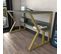 Bureau Design Wayky L120cm Vert Et Or