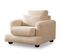 Fauteuil Jarek Velours Côtelé Beige