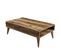 Table Basse Design Oviva L105cm Bois Foncé