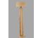 Lampadaire Design Robian H150cm Avec Cannage Beige Et Bois Foncé