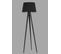 Lampadaires Trépied Looky H157cm Métal Noir