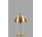 Lampe à Poser Moderne About Jour Champignon Louno D25cm Métal Or