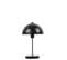 Lampe à Poser Moderne About Jour Champignon Louno D25cm Métal Noir